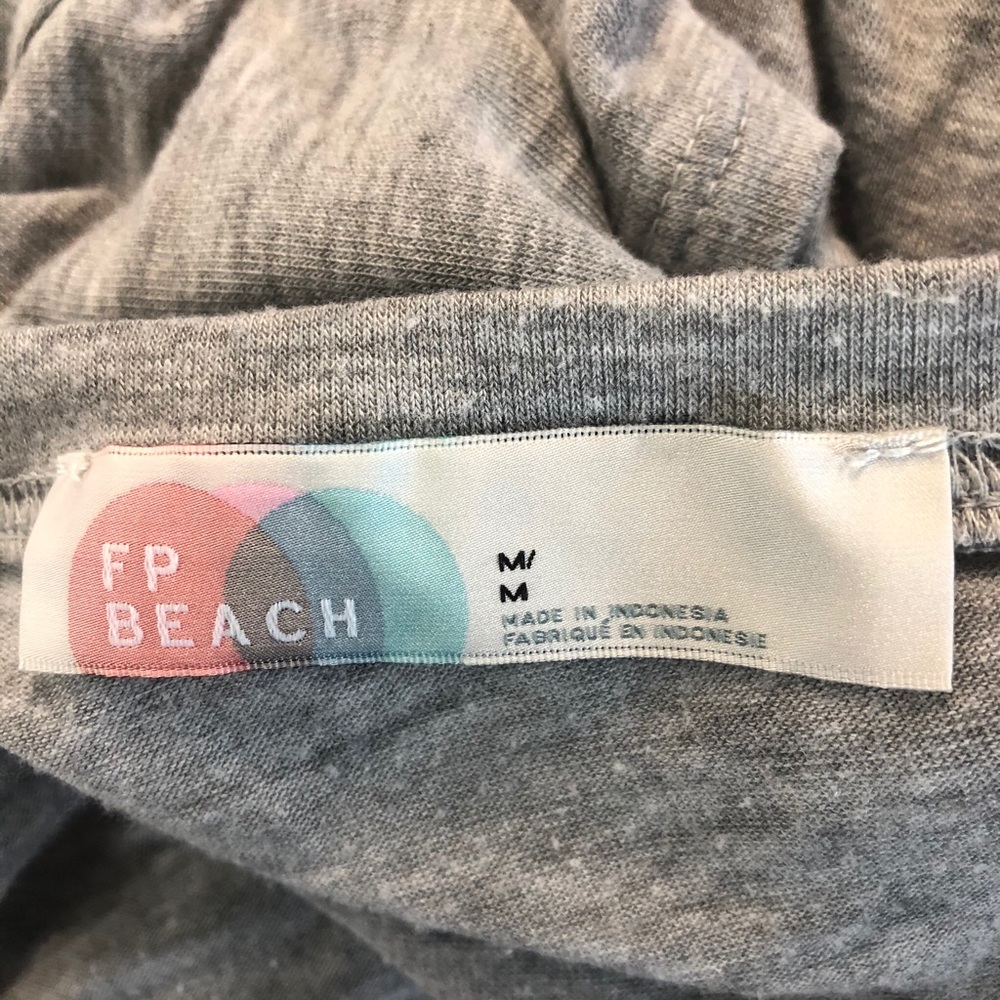 Free people beach women’s grey Reese maxi dress - Picture 5 of 7